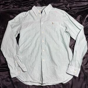 Ralph lauren light green button up